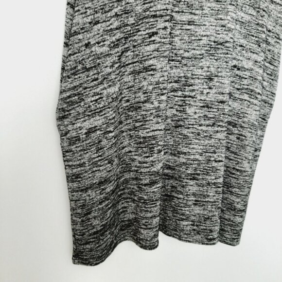 WILFRED Aritzia Lorelei w/ Pockets Soft Knit Tunic Dress Marled Dark Gray Sz XXS - Picture 8 of 13